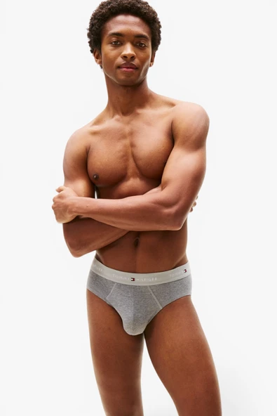 Tommy Hilfiger   3P BRIEF WB Erkek Kırmızı Boxer - UM0UM03471 ürün görseli 1