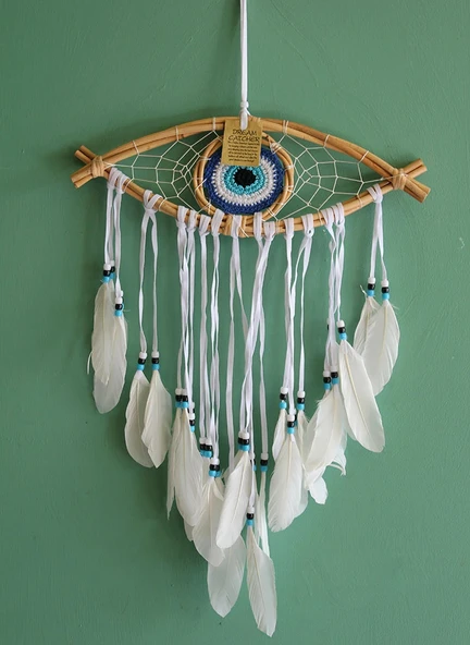 Rüya Kapanı Düş Kapanı Dream Catcher Göz Tasarımı Roshıta-57 ürün görseli 1