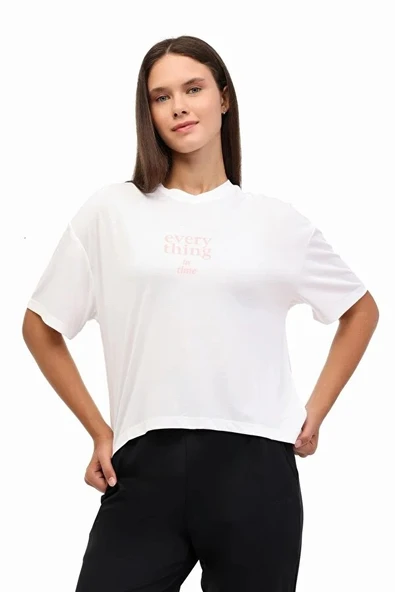 Lumberjack   WL 11SORANGA YOG1-3 5PR Kadın Bej T-Shirt - 102028719 ürün görseli 1