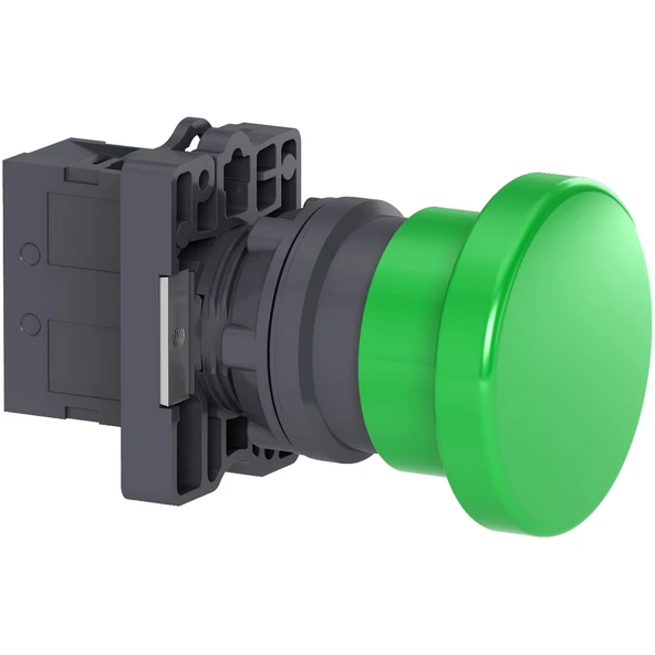 Schneider Electric XA2EC31 Yeşil Yaylı Start Buton Mantar Kafalı ürün görseli 1