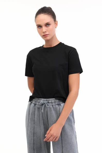 Lumberjack   5W WB 11ASYA-T 5PR Kadın Siyah T-Shirt - 102027270 ürün görseli 1