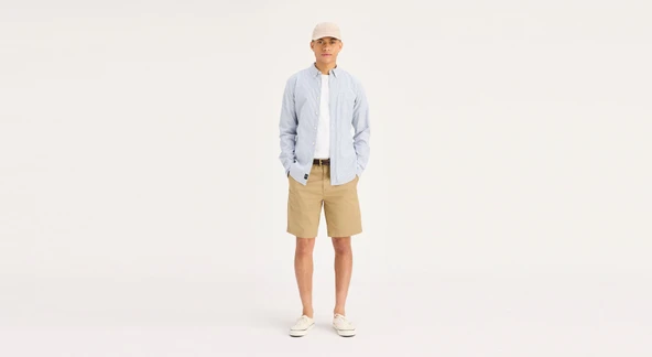 Dockers   ULTIMATE SHORT NEW BRITISH KHAKI Erkek Yeşil Şort - 85868 ürün görseli 1
