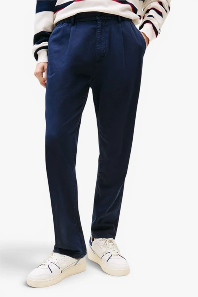 Tommy Hilfiger   TJM ISAAC LIGHT COTTON PANTS Erkek Mavi Pantolon - DM0DM21705 ürün görseli 1