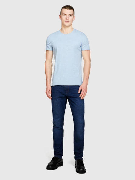 Sisley   %100 Pamuk Bisiklet Yaka Slim Fit T-Shirt Erkek 3W9 T-Shirt - 324P3WF0S101K ürün görseli 1