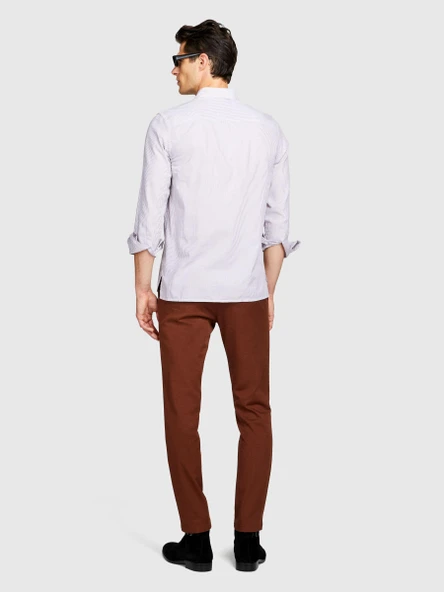 Sisley   Slim Fit Esnek Chino Pantolon Erkek Kahverengi Pantolon - 323A4AIHSF021 ürün görseli 1