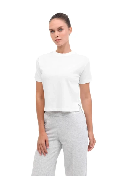 Lumberjack   5W WB 11ASYA-T 5PR Kadın Bej T-Shirt - 102024591 ürün görseli 1