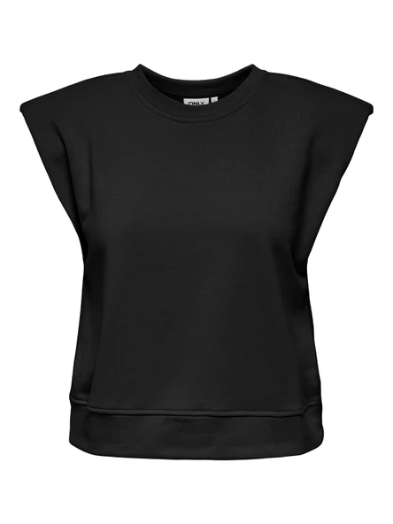 Only   ONLUMA S/L O-NECK UB SWT Kadın Siyah Sweatshirt - 15351053 ürün görseli 1