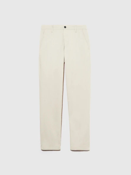 Sisley   Pamuk Karışımlı Slim Fit Chino Pantolon Erkek 0L8 Pantolon - 324P4TEQSF02E ürün görseli 1