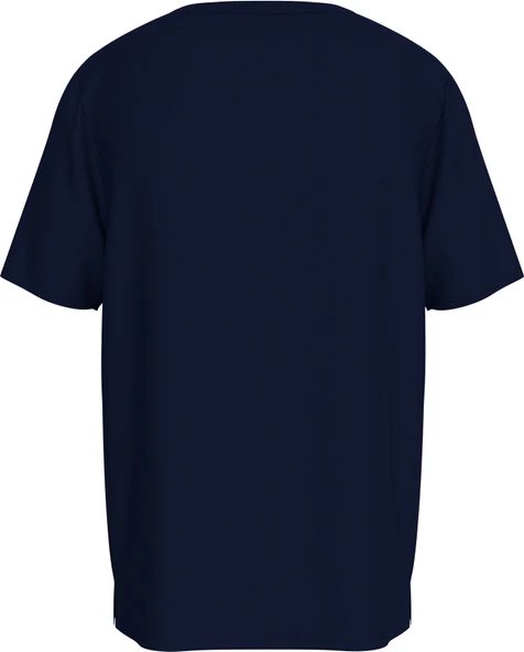 Tommy Hilfiger   CREW NECK SLUB TEE Erkek Mavi T-Shirt - UM0UM03527 ürün görseli 1