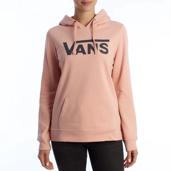Vans   WM DROP V LOGO HOODIE-B Kadın Pembe Sweatshirt - VN0A5HNP ürün görseli 1