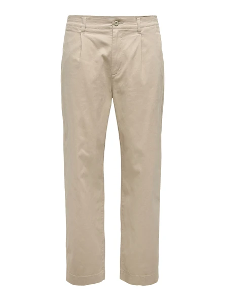 Only & Sons   ONSFADE NICKY LOOSE CHINO 0241 PANT Erkek Gri Pantolon - 22034801 ürün görseli 1