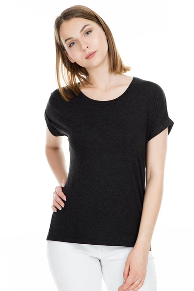 Only   ONLMOSTER S/S O-NECK TOP NOOS JRS Kadın Siyah T-Shirt - 15106662 ürün görseli 1