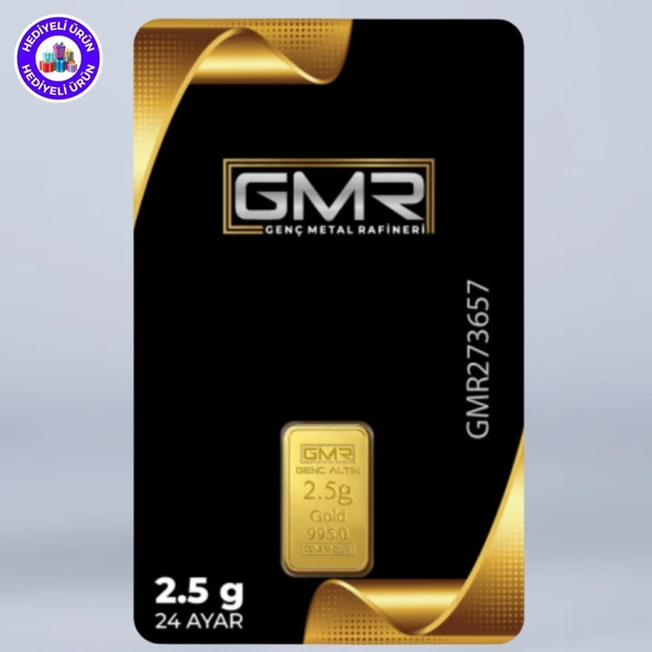 GMR E-Gümüş 2.5 gr 24 Ayar Külçe Altın ürün görseli 1