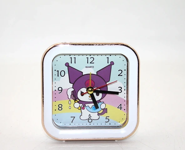 Kuromi Ve Hello Kitty Çalar Saat Liv866 ürün görseli 1