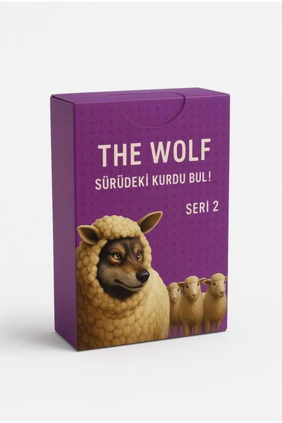 The Wolf Oyun Kartı Seri-2 Sürüdeki Kurdu Bul! Kart Oyunu ürün görseli 1