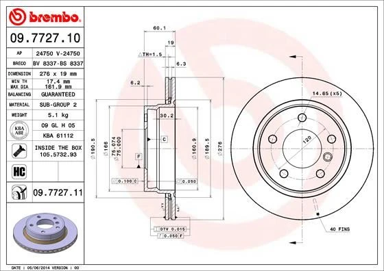 Fren Dıskı Arka Havalı Kaplamalı Bmw E46 316/318/320/D-E36-3.23-3.28 34216855155 ürün görseli 1