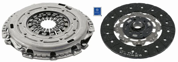 2 Li Debriyaj Takımı Baskı Disk Vw Tiguan 2.0Tdi 4Motion 03L141016E-03G141015T ürün görseli 1