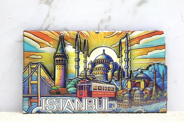 Ahşap İstanbul Temalı Magnet Liv565 ürün görseli 1