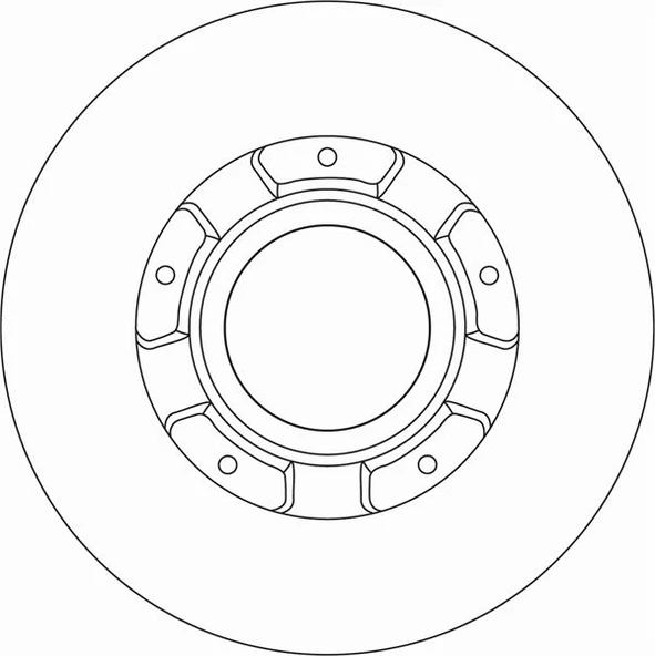 Arka Fren Dısk Aynası Transıt Custom V362 12> Abs Lı O.Ceker Cap 308 16 BK212A097EA-2012584-2040064 ürün görseli 1