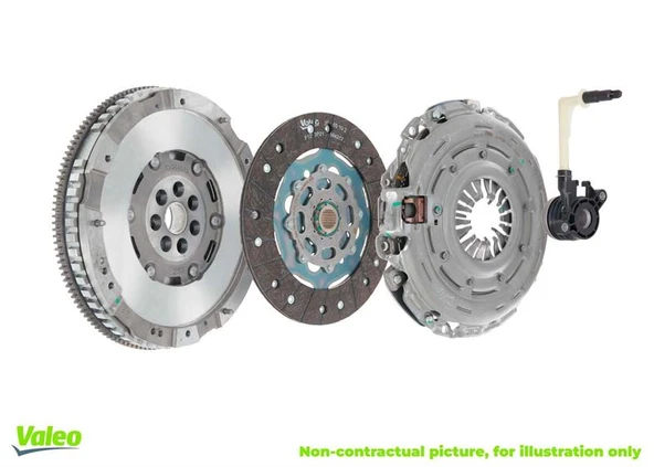 4 Lü Debriyaj Seti Volan Baskı Disk Rulman Dacıa Duster 10> 1.5Dci 302057505R ürün görseli 1