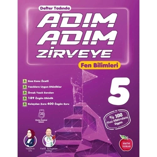 Newton 5.Sınıf Fen Bilimleri Adım Adım Zirveye Defter Tadında ürün görseli 1