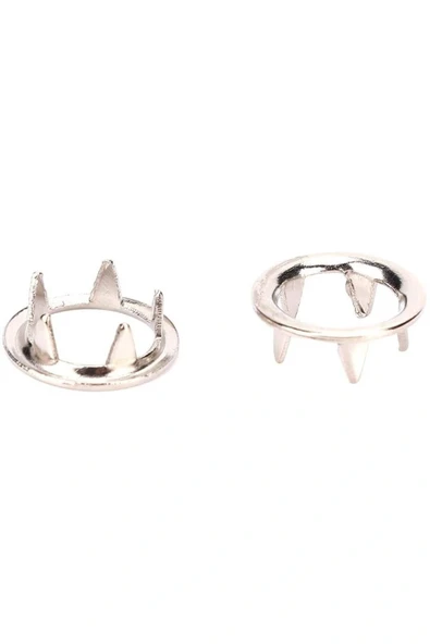 10.5mm Nikel(gümüş) Bebe Çıtçıt 100 Adet ürün görseli 1