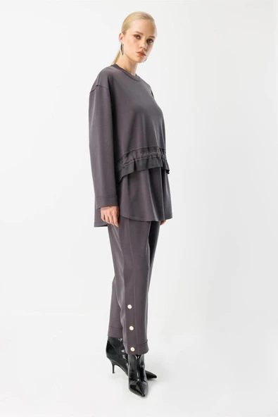 4122 GHİSA TAKIM PANTOLONLU - Resim 6