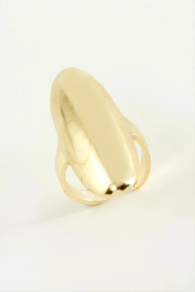Oval Metal Yüzük ürün görseli 1