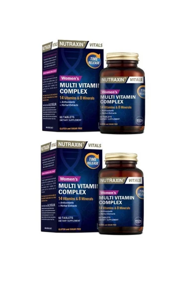Womens Multivitamin Mineral Complex 60 Tablet 2 Adet ürün görseli 1