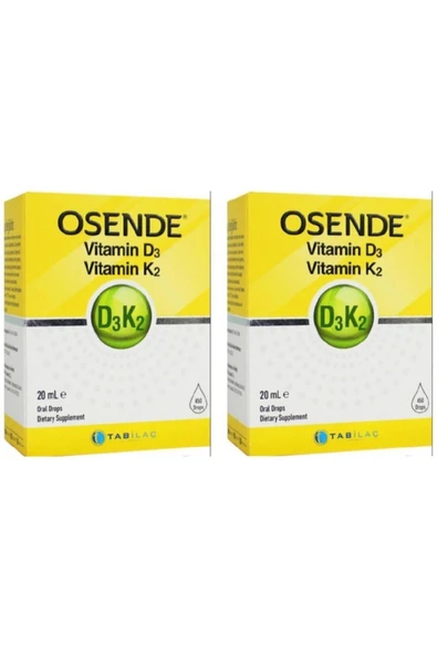 Osende Vitamin D3K2 20 ml 2 Adet ürün görseli 1