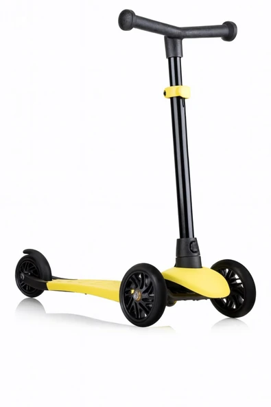 SCOOTER Turbo 3 Tekerli Yükseklik Ayarlı Scooter, SARI ürün görseli 1