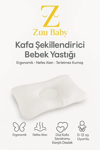 Kafa Şekillendirici Bebek Yastığı ürün görseli 1