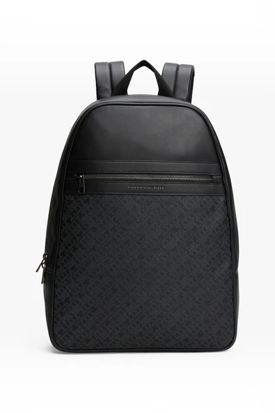 Tommy Hilfiger   TH MONOGRAM BACKPACK Erkek Siyah Çanta - AM0AM13490 ürün görseli 1