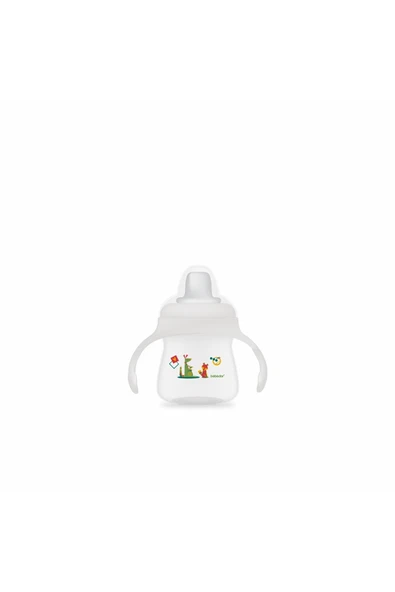 Bebedor Damla Akıtmaz Yumuşak Uçlu Alıştırma Bardağı 150ml Yeşil Kanguru 8507 ürün görseli 1