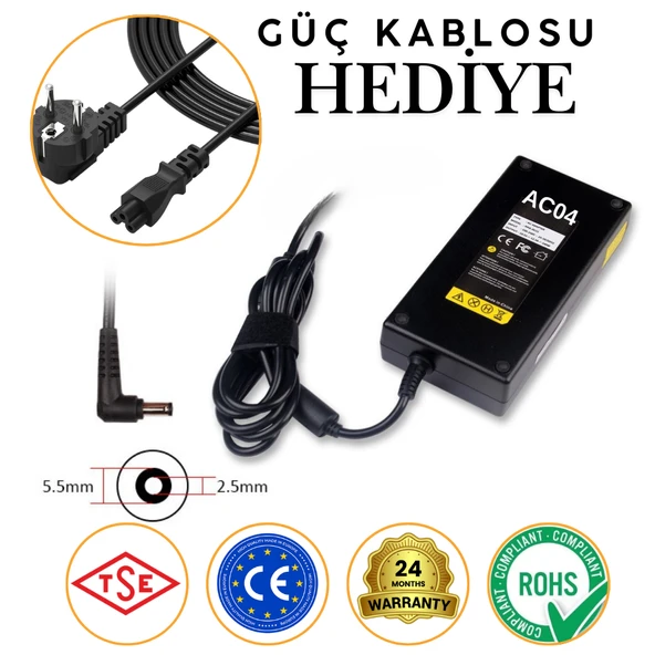 Acer PA-1131-05AW ile Uyumlu Notebook Adaptör Şarj Cihazı ürün görseli 1