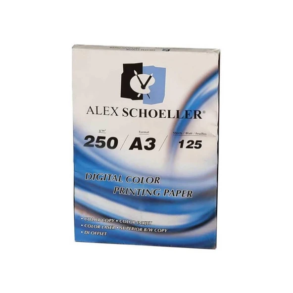 Alex Schoeller Fotokopi Kağıdı A3 250 Gr 125'Li/4 Alx-830 250.01 ürün görseli 1