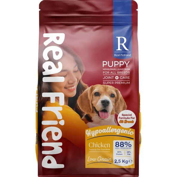Real Friend Joint Care Hypoallergenic Puppy Dog Chicken 30/18 Köpek Maması 2,5 Kg ürün görseli 1