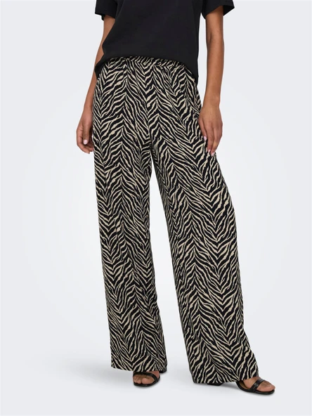 Only   ONLKATTY LIFE PANT PTM Kadın Siyah Pantolon - 15341492 ürün görseli 1