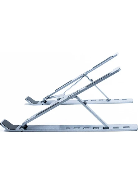 4Berry 4BH31G Gri Laptop Standı Metal, Katlanabilir  Ergonomik Tasarım ürün görseli 1