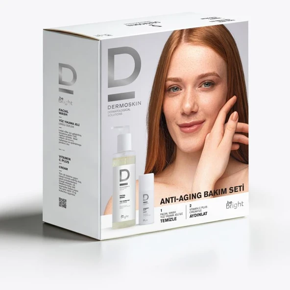 Dermoskin Be Bright Vitamin C Plus Krem + Be Bright Yüz Yıkama Jeli ürün görseli 1