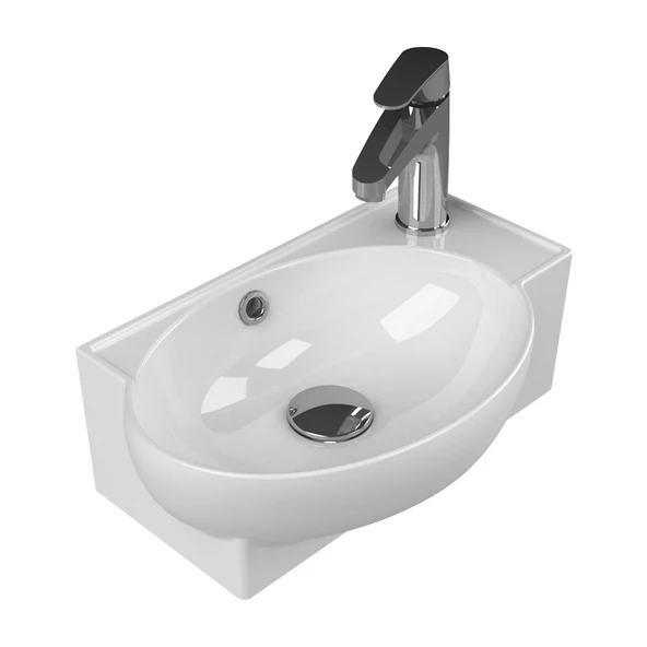 Turkuaz Seramik Mini 28 x 45 cm Lavabo ürün görseli 1