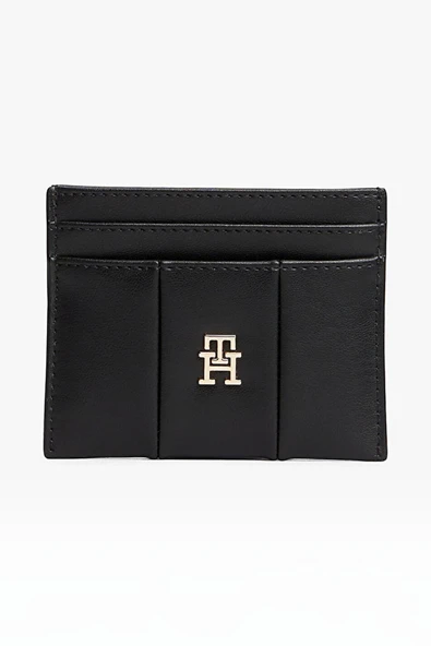 Tommy Hilfiger   TH ICON CC HOLDER QUILTED Kadın Siyah Cüzdan - AW0AW17745 ürün görseli 1