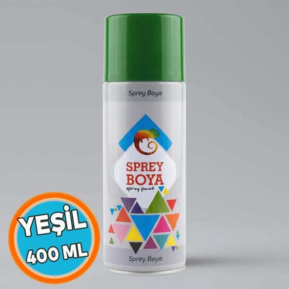 Sprey Boya YEŞİL 400 ml – Metal Ahşap Plastik Beton Yüzeylere Uygun Hobi Dekoratif Amaçlı Sprey Boya ürün görseli 1