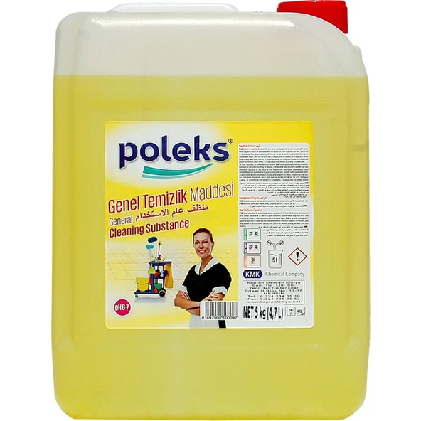 Poleks Yüzey Temizleyici Yoğun Parfümlü Fresh 5 Lt ürün görseli 1