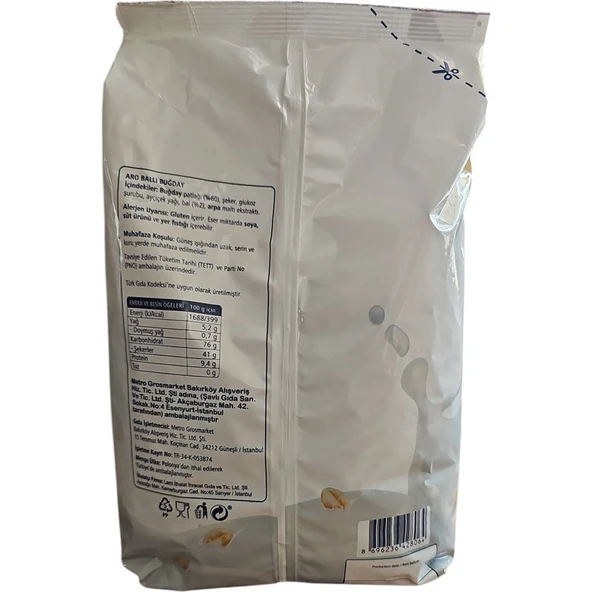 Aro Ballı Buğday Patlağı 750 gr - Resim 2