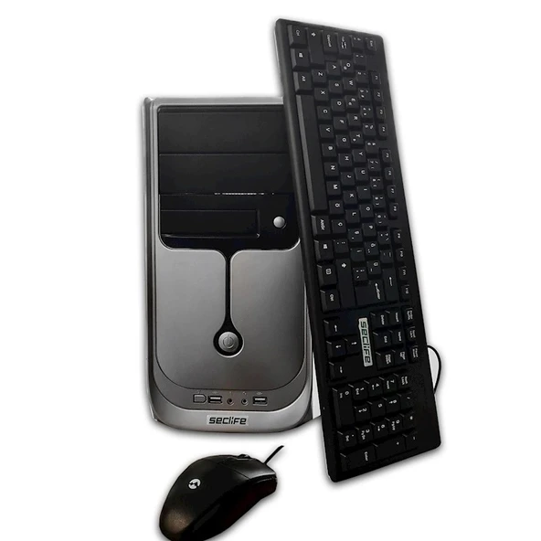 Seclife SC-4140 İ3-4130 8GB 256GB SSD Dos Masaüstü Pc ürün görseli 1
