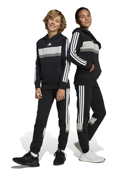 adidas Seasonal Essentials Tiberio 3 çizgili Çocuk Eşofmanı JC7486 ürün görseli 1
