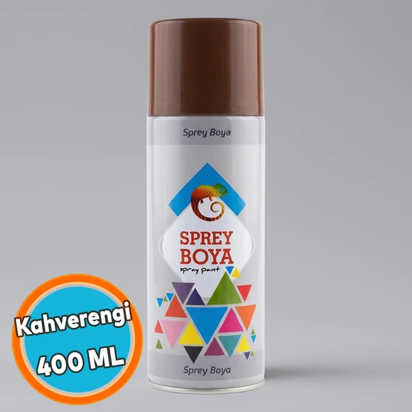 Sprey Boya KAHVERENGİ 400 ml Metal Ahşap Beton Yüzeylere Uygun Hobi Dekoratif Amaçlı Sprey Boya ürün görseli 1