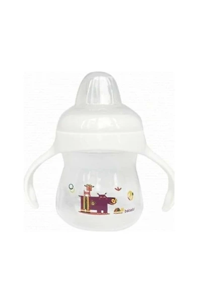 Bebedor Damla Akıtmaz Yumuşak Uçlu Alıştırma Bardağı 150ml Mor Hipopotam 8507 ürün görseli 1