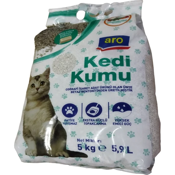 Aro Kedi Kumu Parfümlü 5kg ürün görseli 1